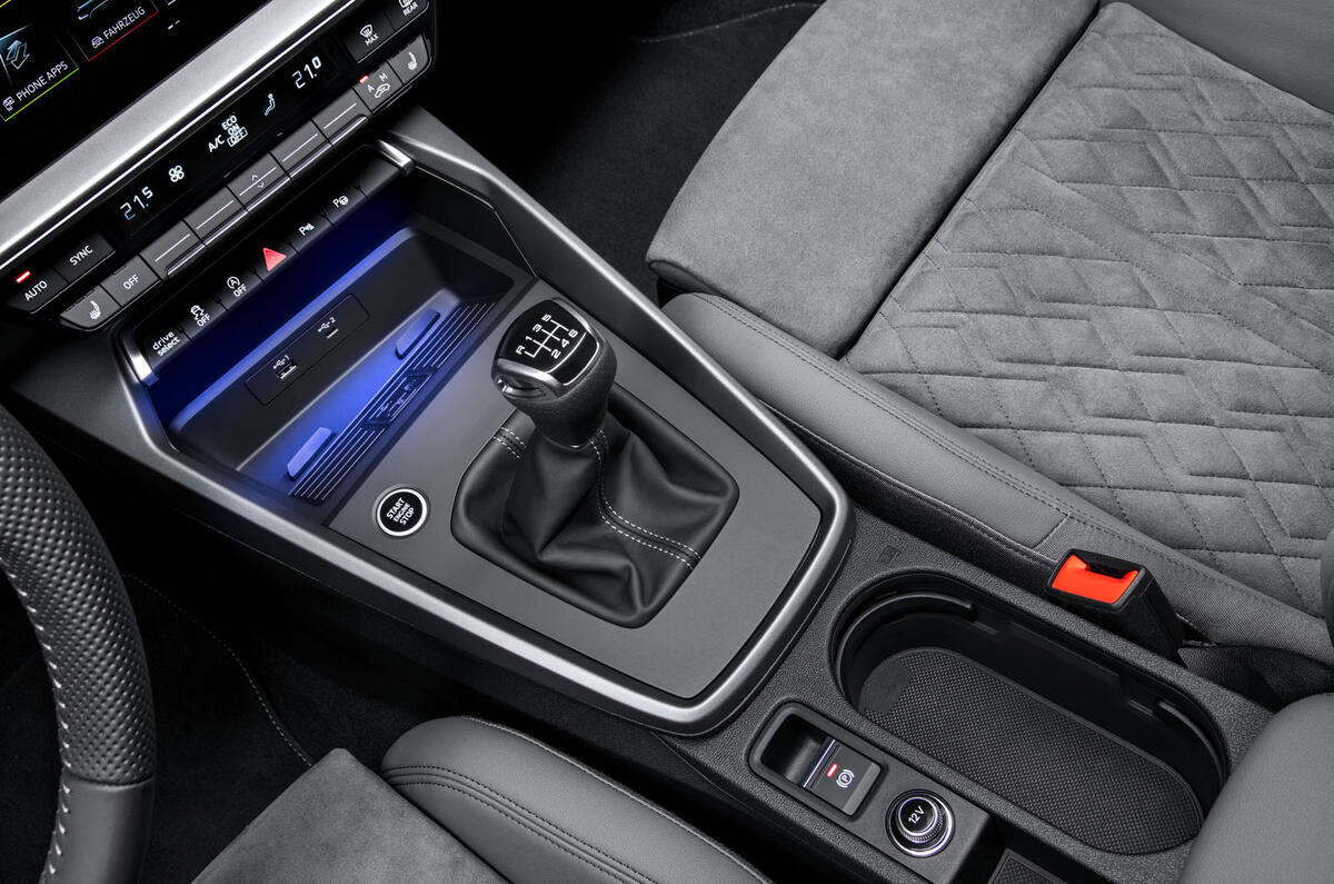 Audi A3 Sportback 2020 : essai routier - console centrale