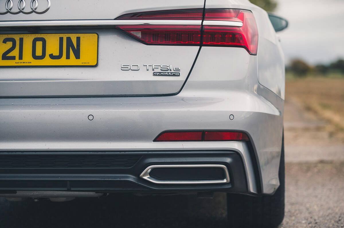 12 Audi A6 TFSIe 2022 road test review exhausts