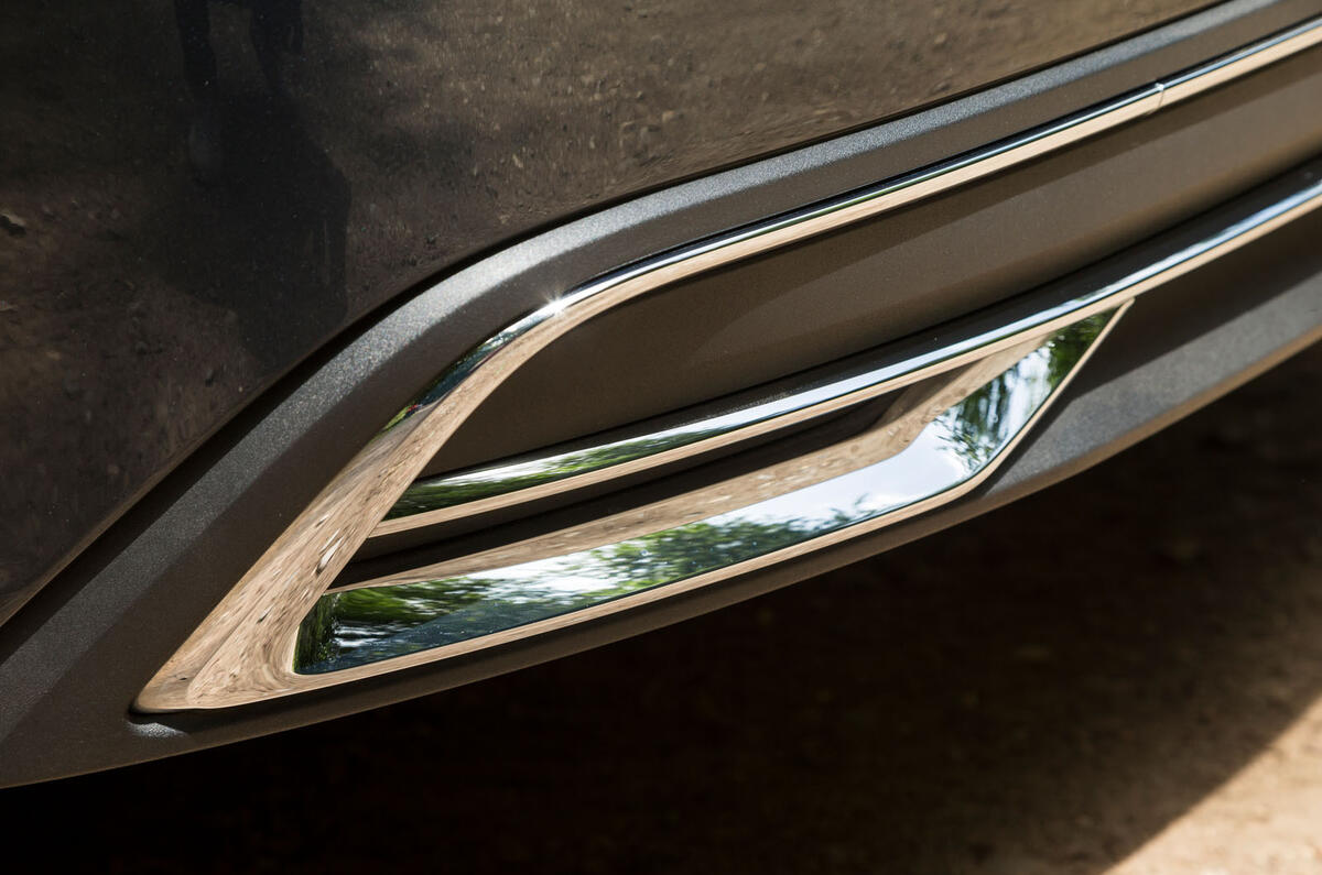 Audi A7 Sportback 2018 road test review exhaust trim