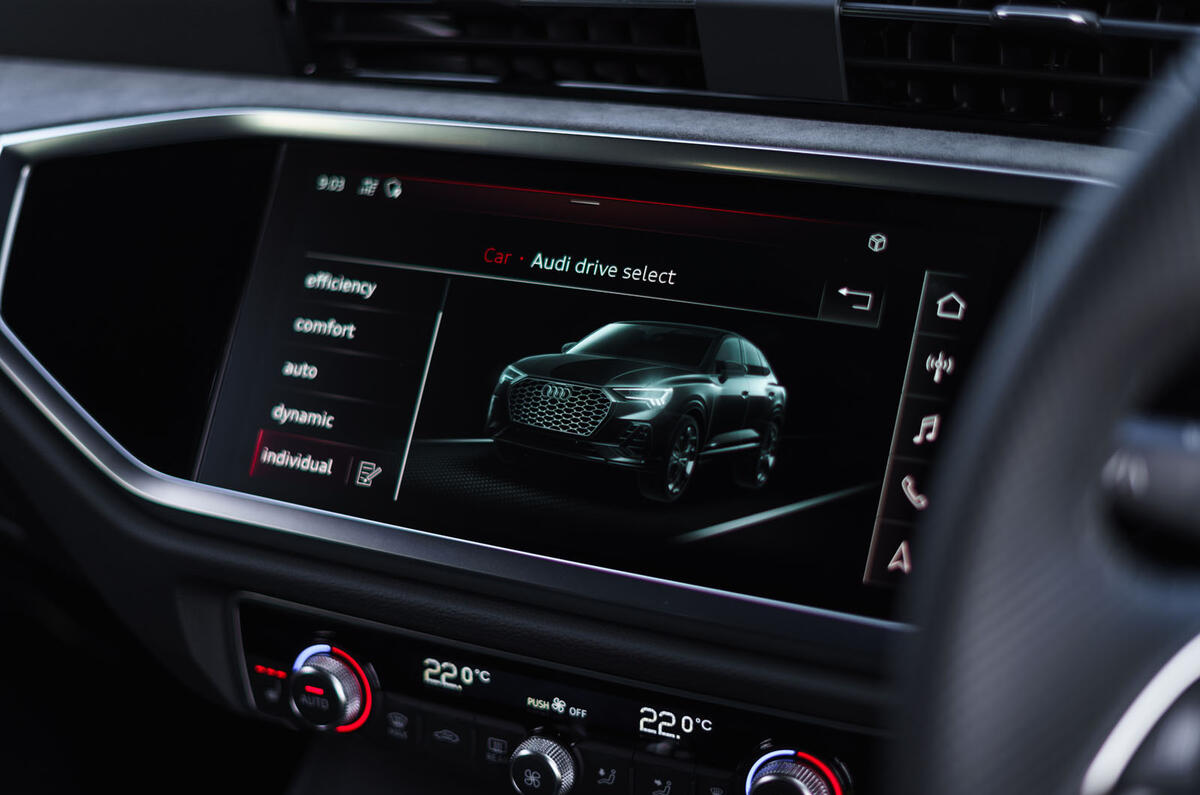Audi Q3 Sportback 2019 road test review - infotainment