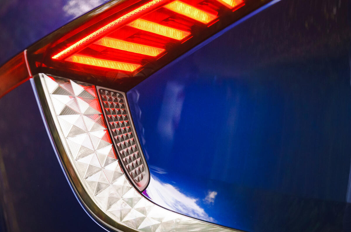 12 Kia EV6 2022 road test review rear light details