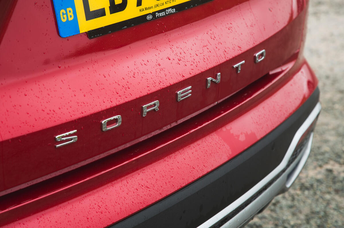 12 Kia Sorento 2021 road test review rear badge