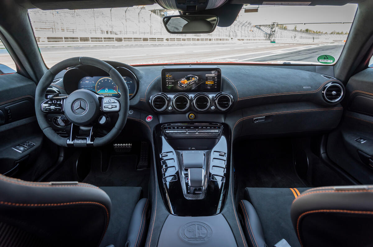 Mercedes-AMG GT Black Series road test review - dashboard