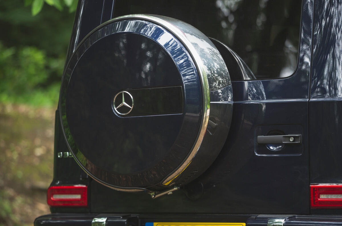 Mercedes-Benz G-Class 2019 road test review - spare wheel