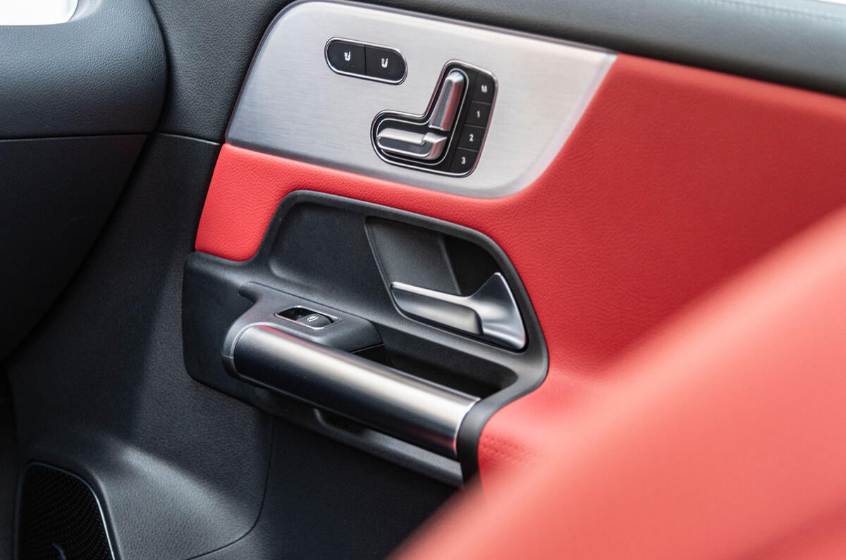 Mercedes-Benz GLA 2020 road test review - door trims