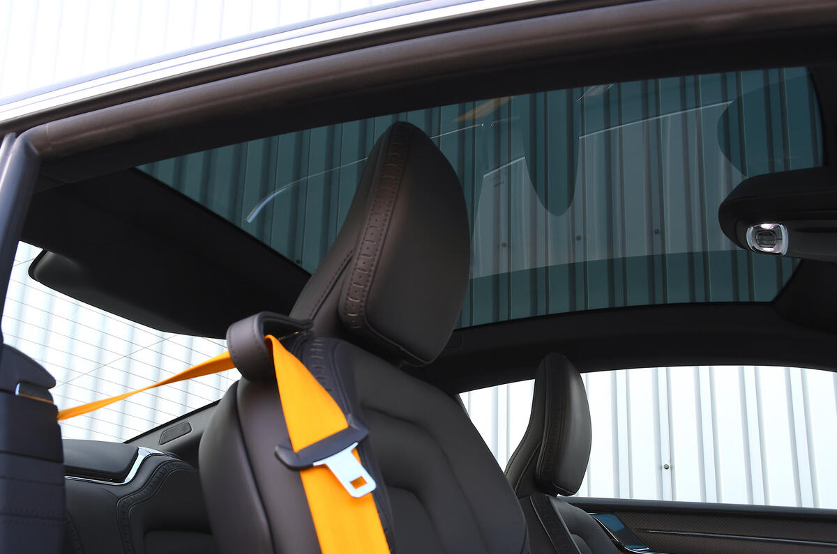 Polestar 1 2020 road test review - seatbelts