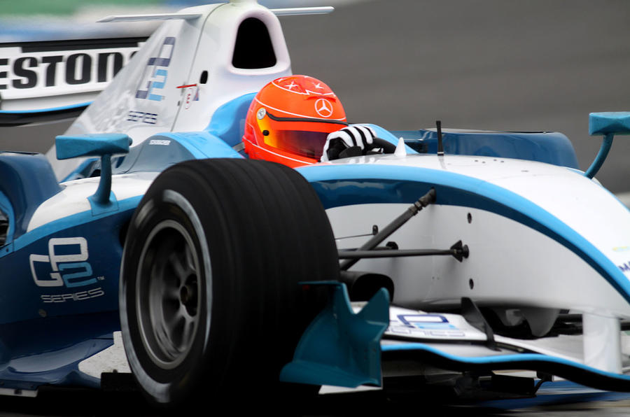 Schumacher tests GP2 car: pics