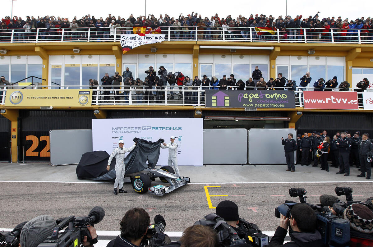 Mercedes launches new F1 car