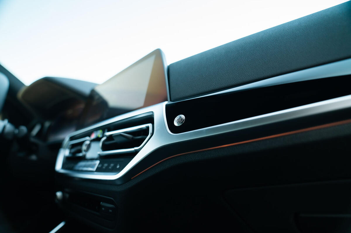 Alpina B3 2020 road test review - interior trim