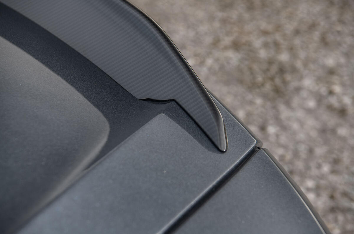 Aston Martin DBS Superleggera 2018 road test review - spoiler