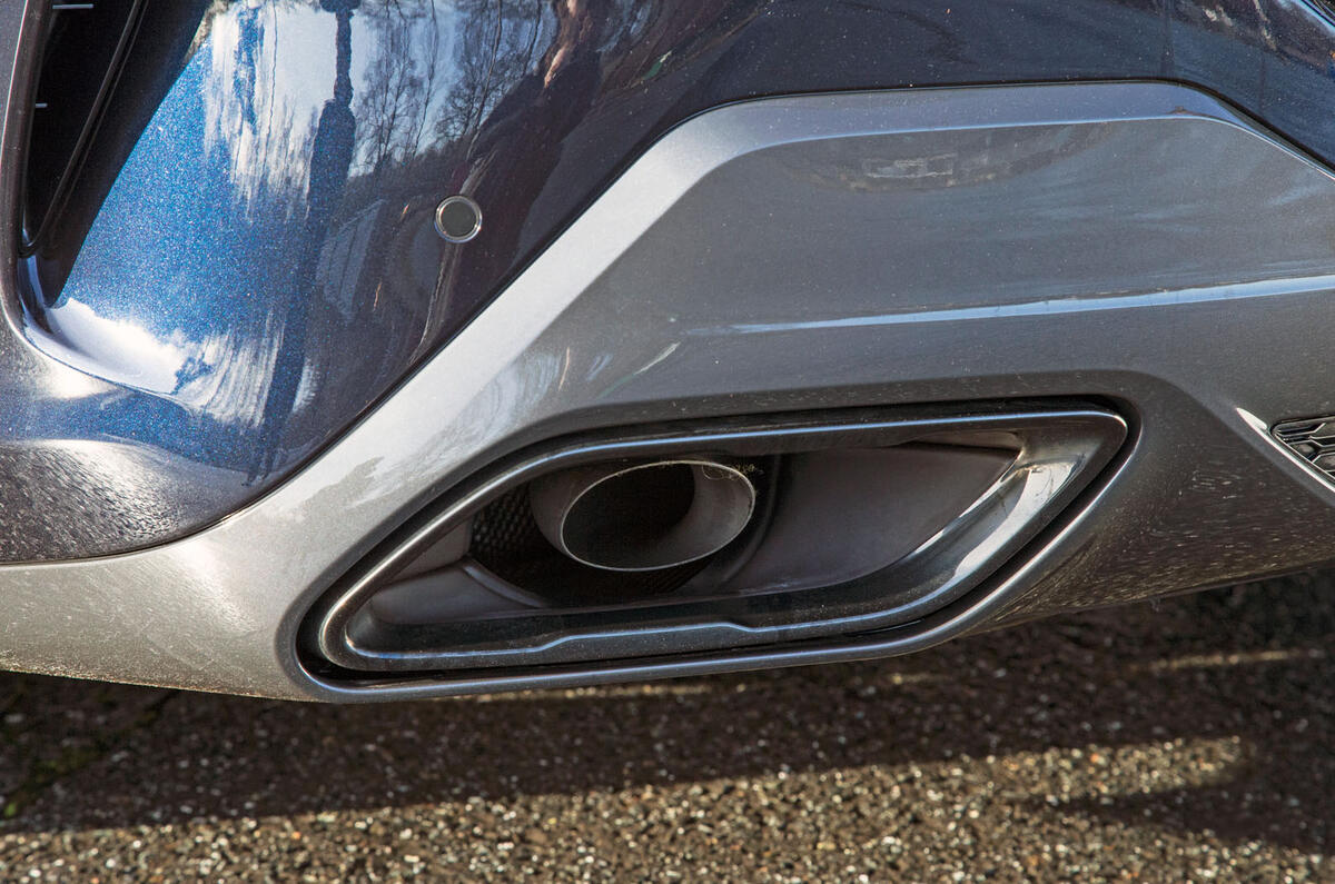 BMW 8 Series Coupé 2019 road test review - exhaust tips