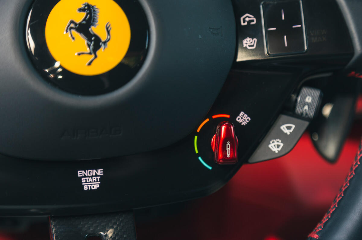 13 Ferrari 296 GTB RT 2023 manettino start button