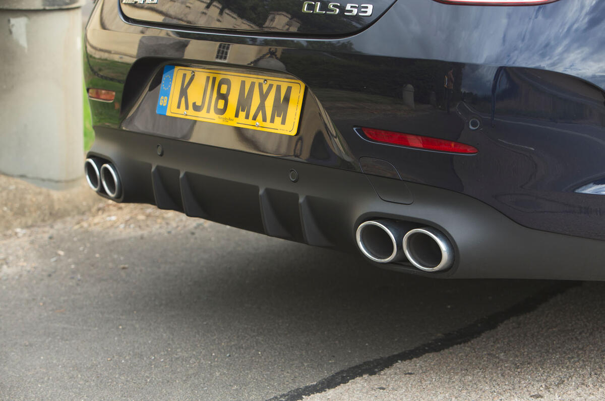 Mercedes-AMG CLS 53 2018 road test review - exhausts