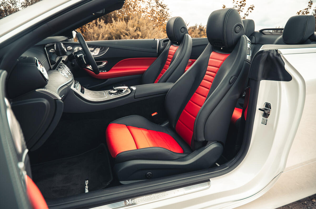 13 Mercedes Benz E Class Cabriolet 2021 road test review cabin