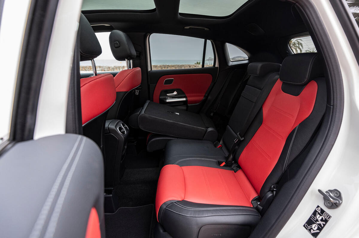 Mercedes-Benz GLA 2020 road test review - rear seats