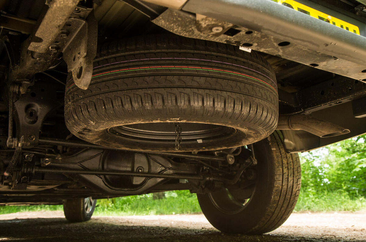 Mercedes-Benz X-Class road test review spare wheel