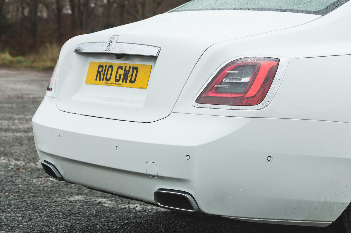 13 Rolls Royce Ghost 2021 road test review rear end