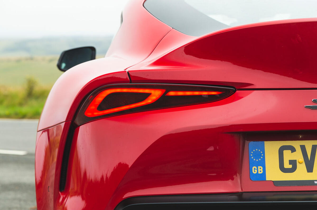 Toyota GR Supra 2019 road test review - rear lights