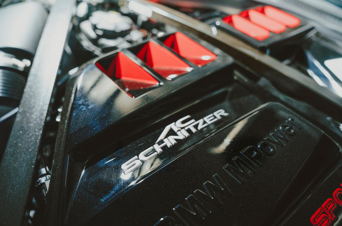 14 AC Schnitzer ACS3 Sport 2021 first drive review engine cover