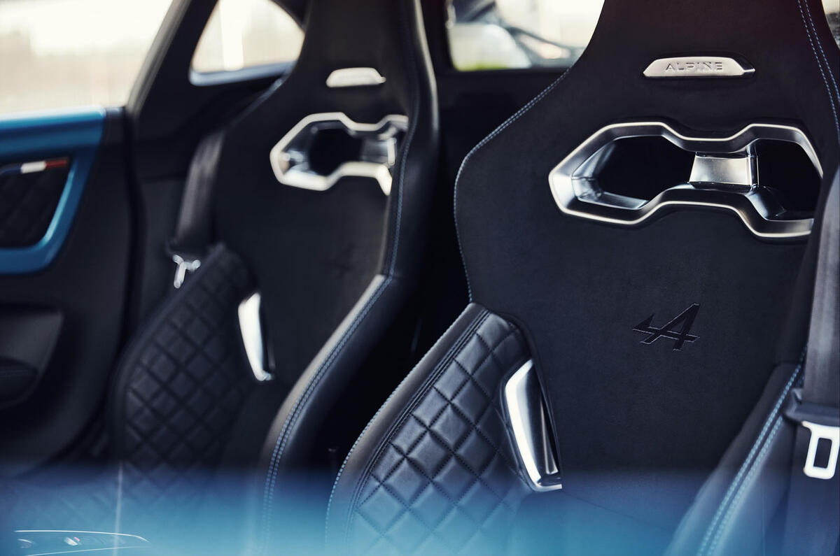 Alpine A110 2018 road test review seats