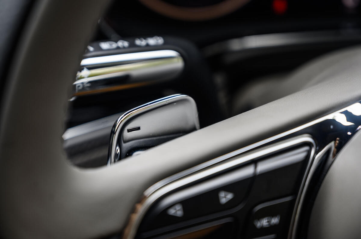 Bentley Flying Spur 2020 road test review - paddle shifters