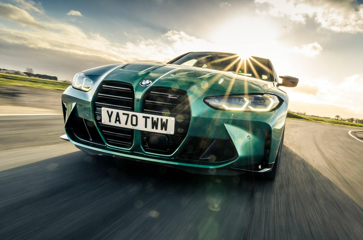 14 bmw m3 competition 2021 uk first drive review ok nose