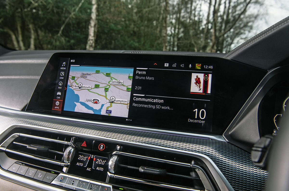 BMW X5 2018 road test review - infotainment