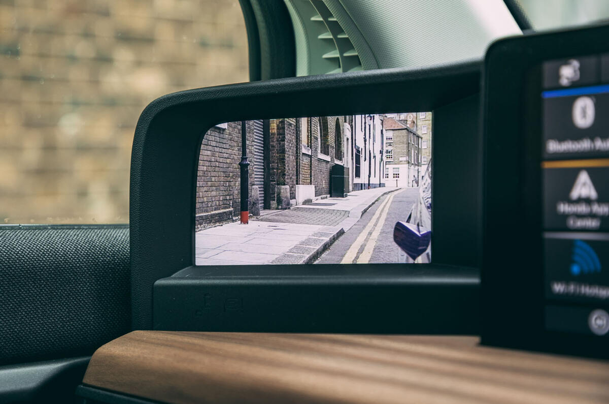Honda e 2020 road test review - rear view mirrors