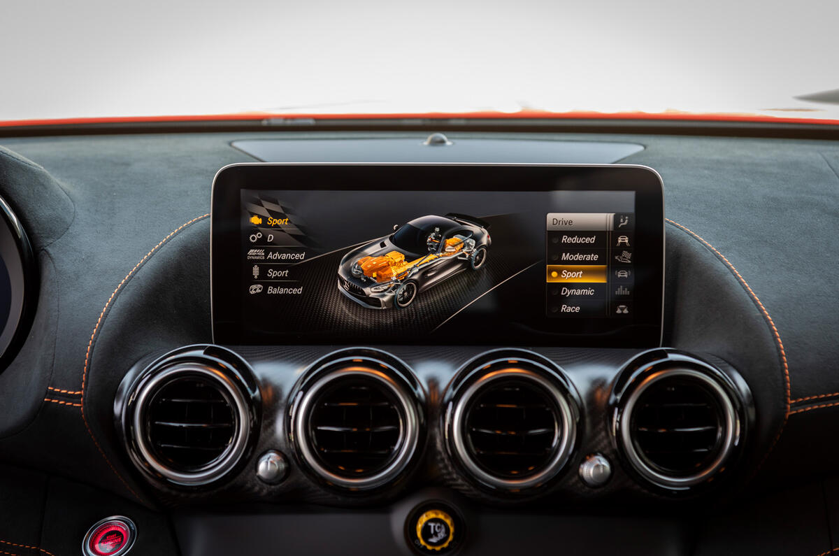 Mercedes-AMG GT Black Series road test review - infotainment