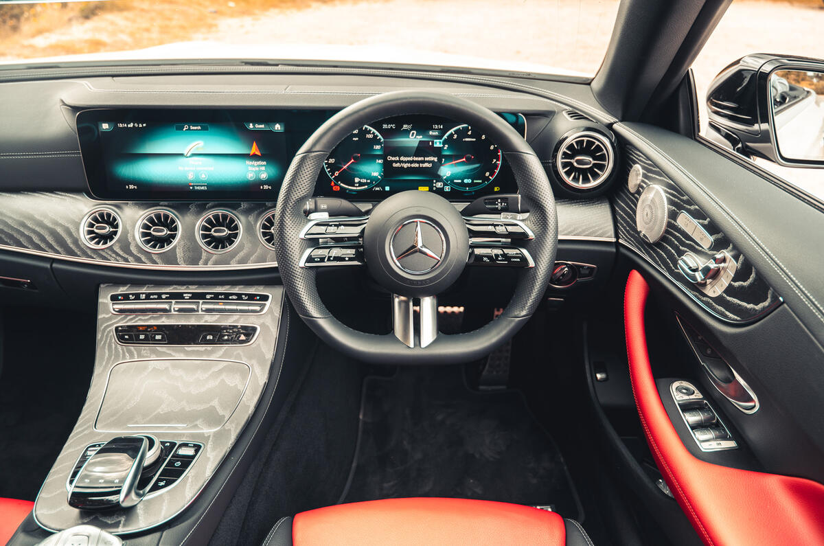 14 Mercedes Benz E Class Cabriolet 2021 road test review dashboard