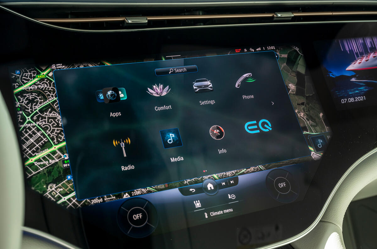 14 mercedes benz eqs 2021 uk lhd fd infotainment