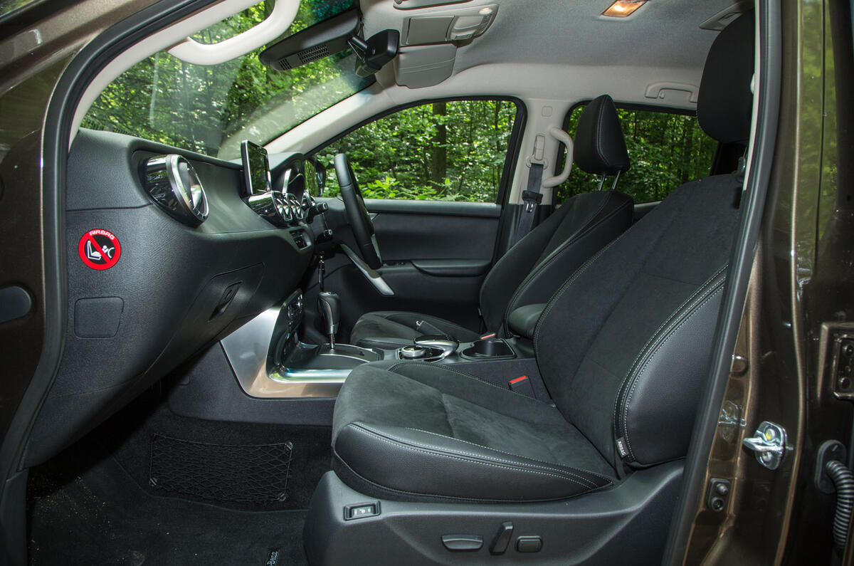 Mercedes-Benz X-Class road test review cabin