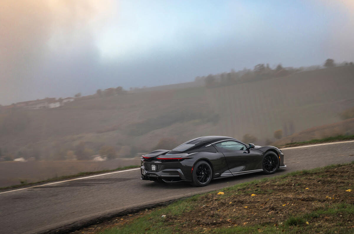 14 Pininfarina Battista 2021 first drive review road rear