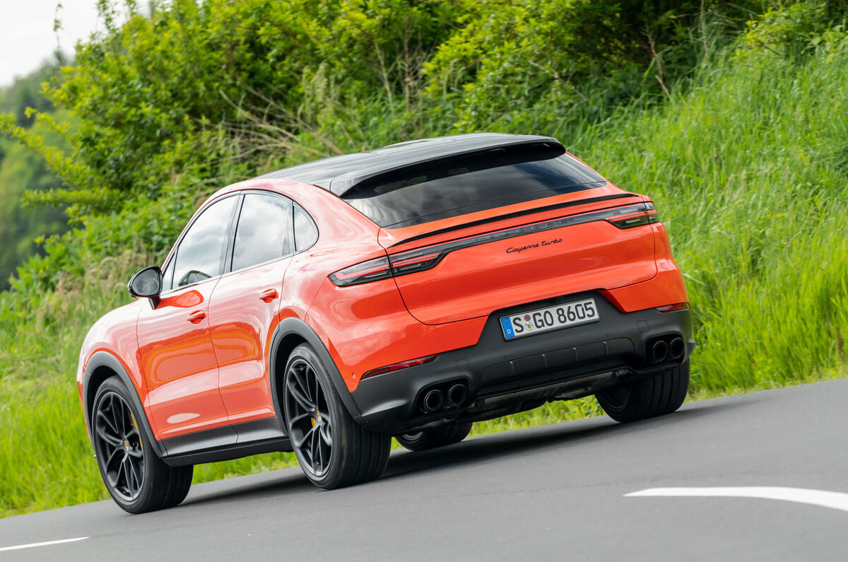 Porsche Cayenne Coupé 2019 review - on the road rear