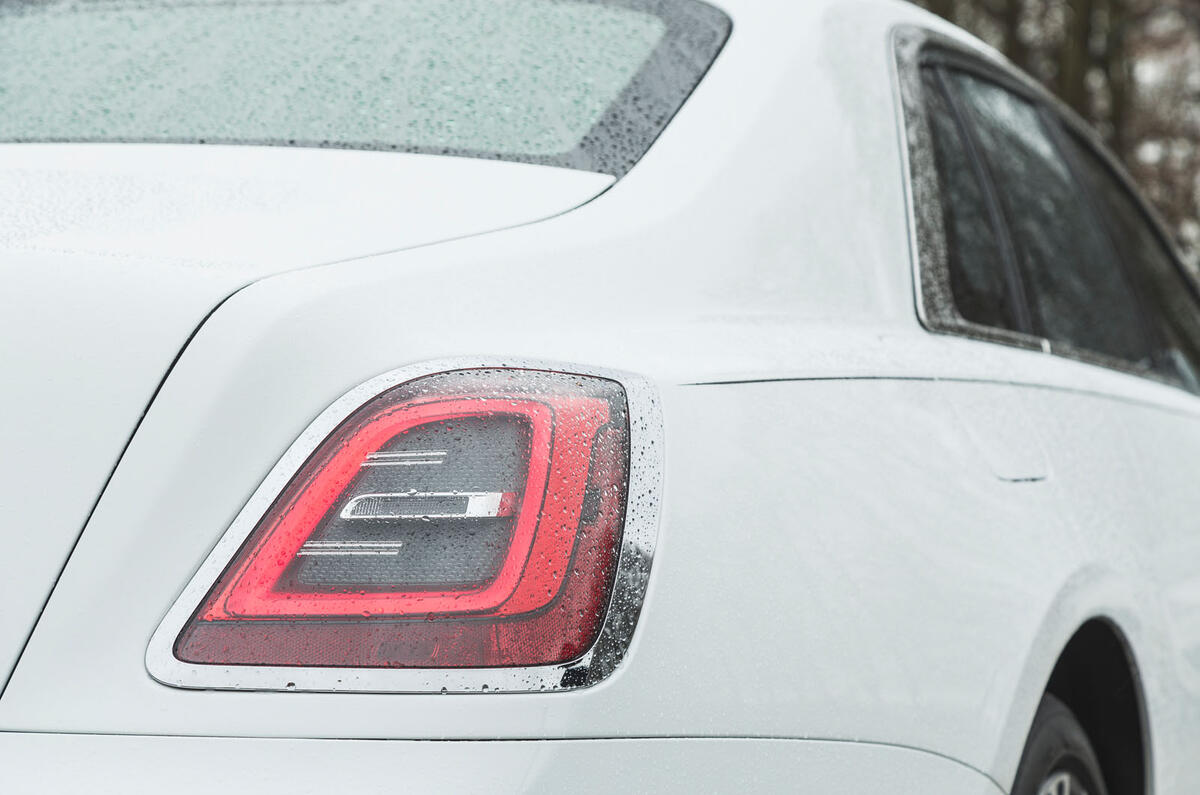 14 Rolls Royce Ghost 2021 road test review rear lights