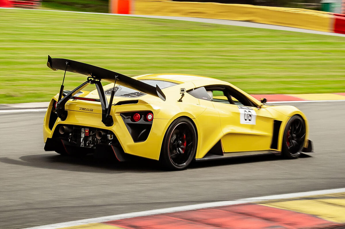 Zenvo TSR-S 2020 road test review - circuit rear