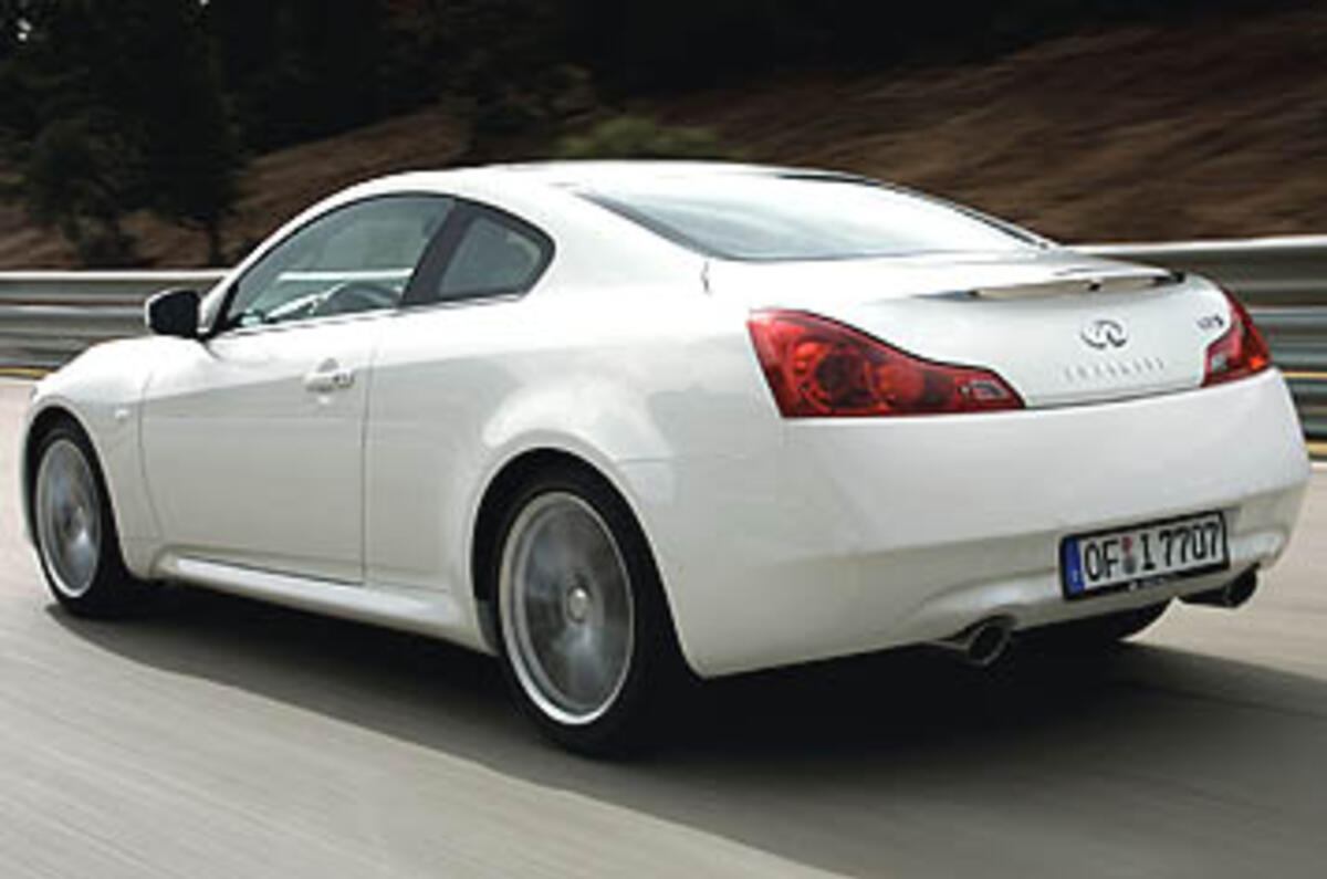 Infiniti G37S Coupe review Autocar