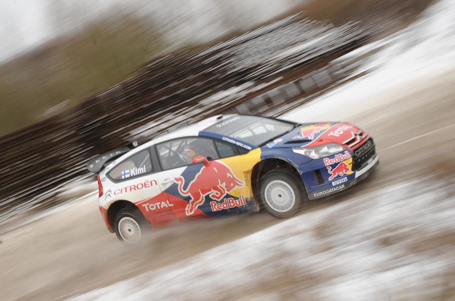 Raikkonen samples Citroen WRC