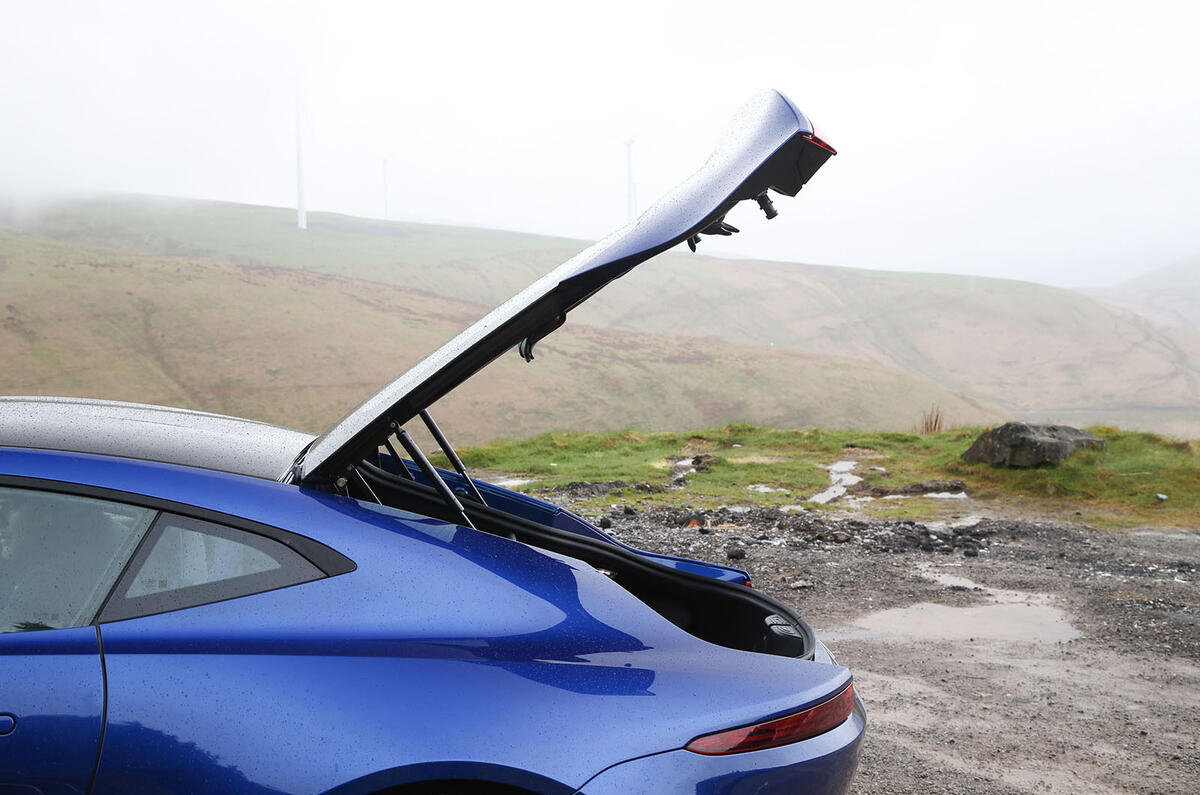 Aston Martin Vantage 2018 review boot