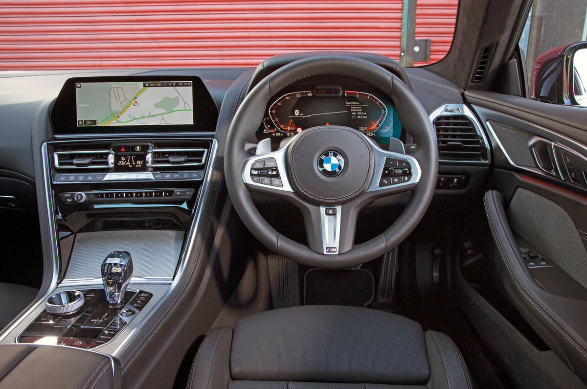 BMW 8 Series Coupé 2019 road test review - dashboard