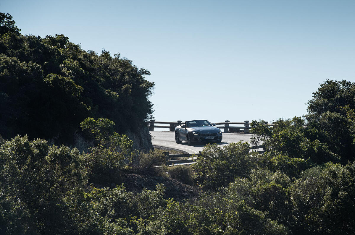 BMW Z4 2018 review - trees