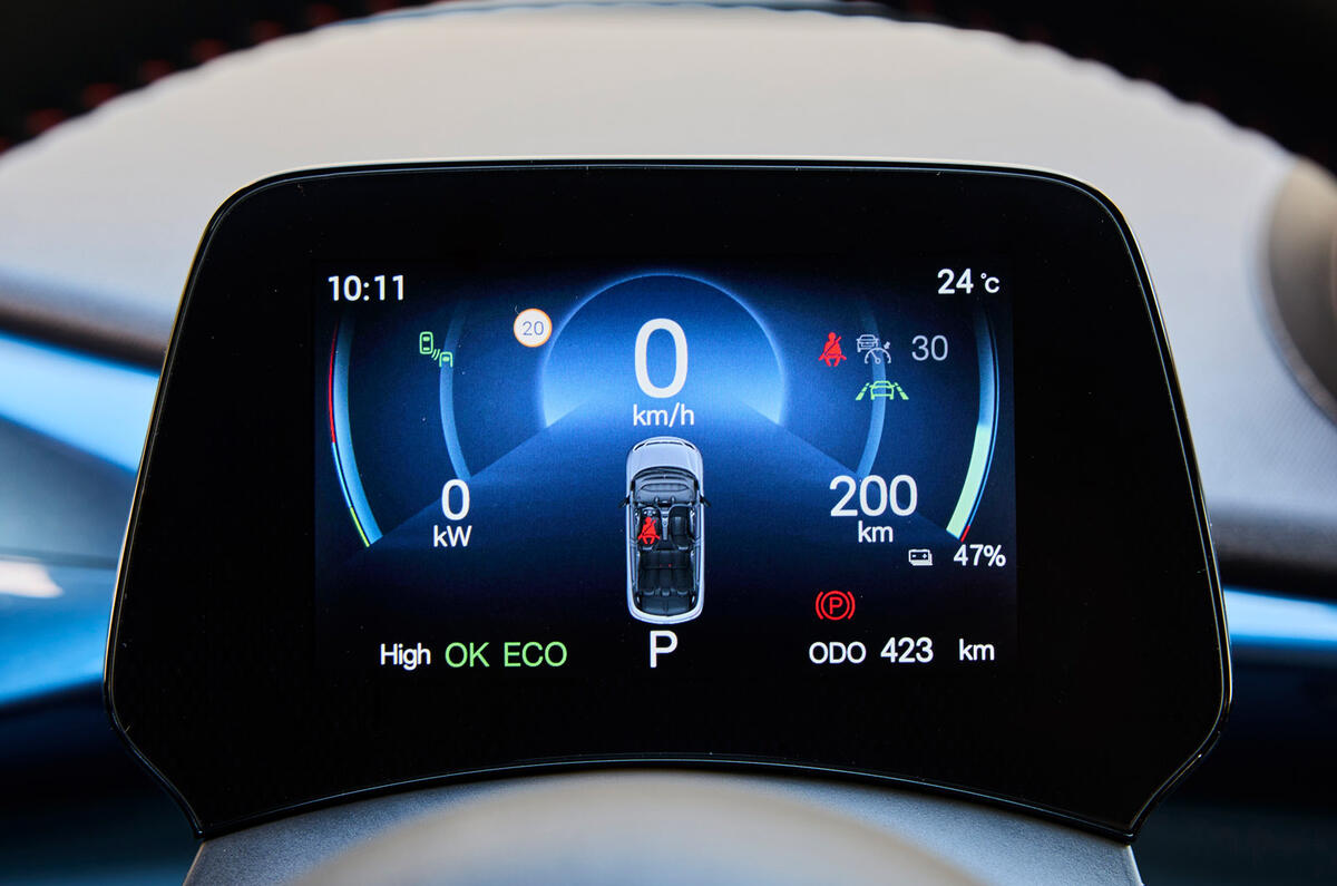 15 BYD Dolphin FD 2023 gauge cluster