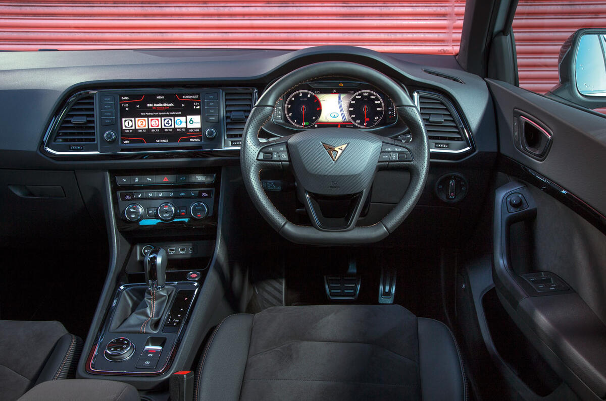 Cupra Ateca 2019 road test review - dashboard
