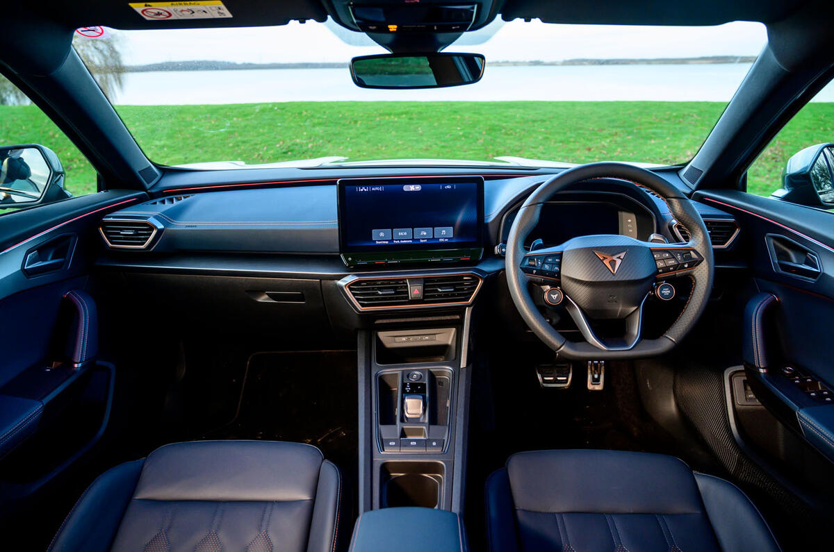 15 Cupra Formentor 2021 road test review dashboard