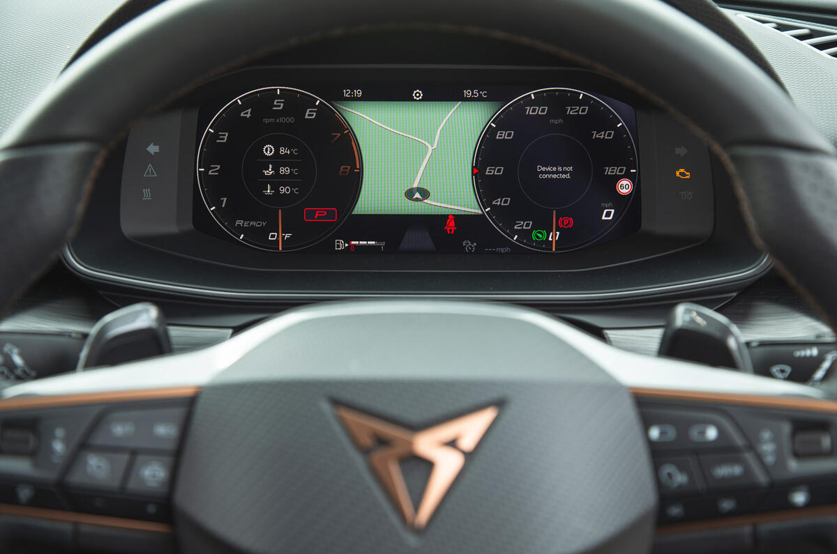 15 Cupra Leon 245 Hatchback RT 2022 gauge cluster