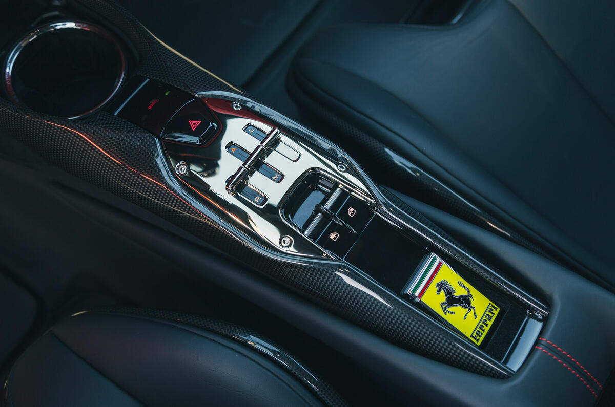 15 Ferrari 296 GTB RT 2023 gear selector
