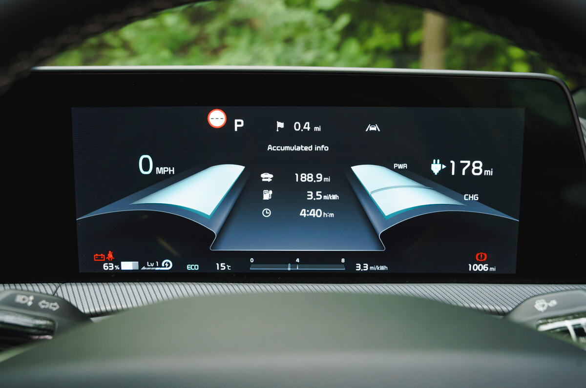 15 Kia EV6 2022 road test review instruments