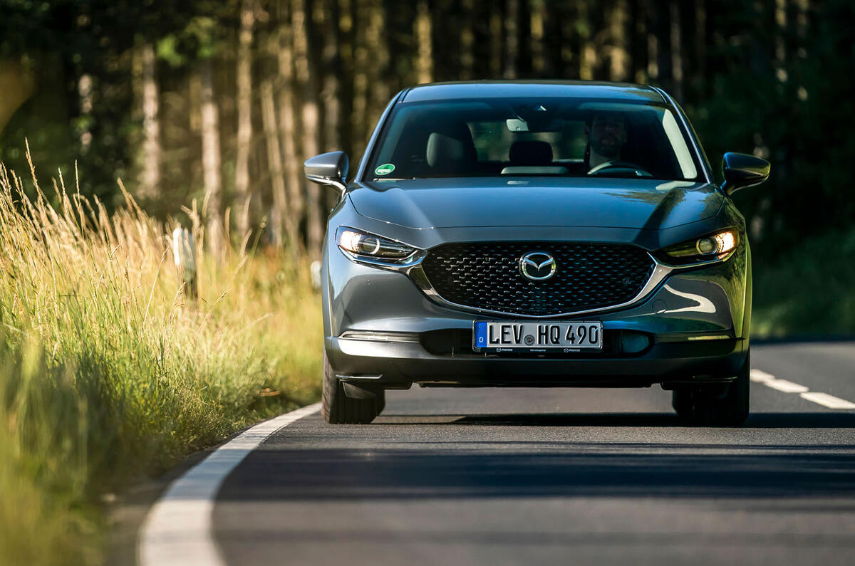 Mazda CX-30 2019 road test review - on the road nose
