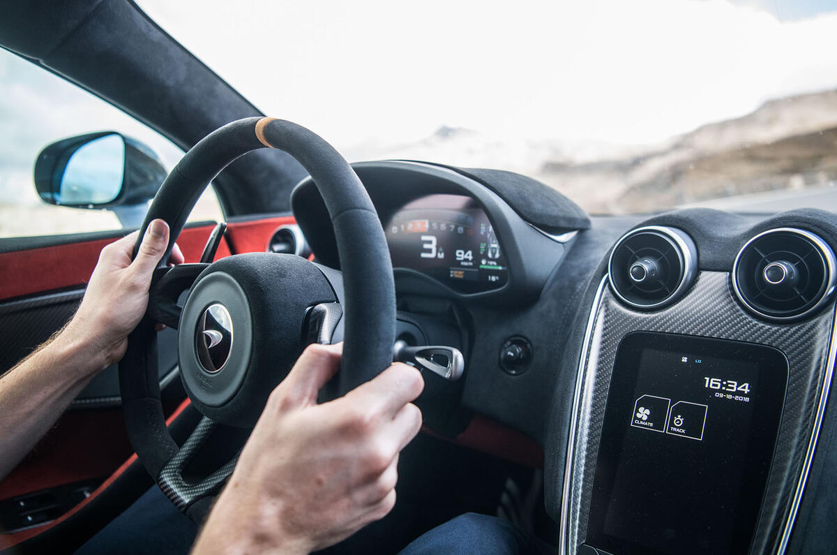McLaren 600LT 2018 review - Dan Prosser driving