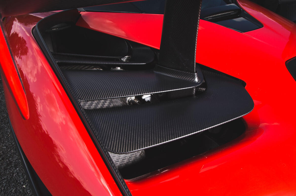 McLaren Senna 2018 road test review - spoiler aero